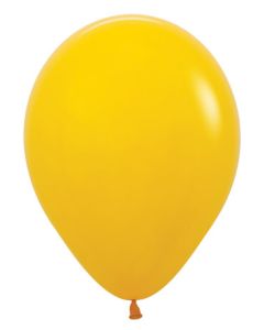 11 inch Deluxe Honey Yellow Latex Balloon PMS 7408