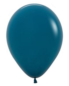 11 inch Deluxe Deep Teal Latex Balloon PMS 315